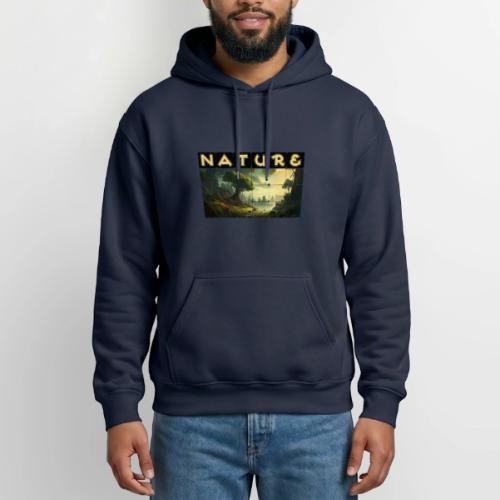 Whispers of Green Peaks - Heavyweight Unisex Hoodie by Gildan