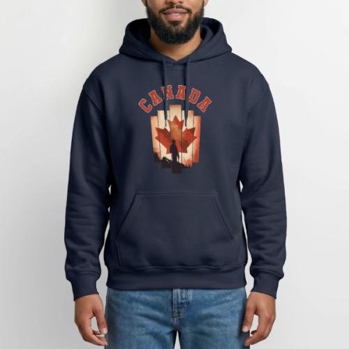 Proud Canadian Shadow - Gildan Heavy Blend Adult Hoodie