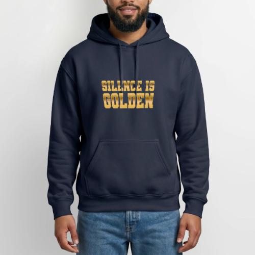 Silence is Golden - Heavyweight Unisex Hoodie by Gildan