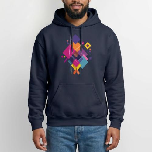 Vibrant Geometry - Gildan Heavy Blend Adult Hoodie
