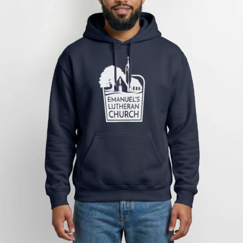 Single Vertical white2 - Heavyweight Unisex Hoodie by Gildan