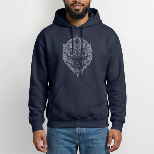 DemBoyz Logomark (White Edition) - Gildan Heavy Blend Adult Hoodie