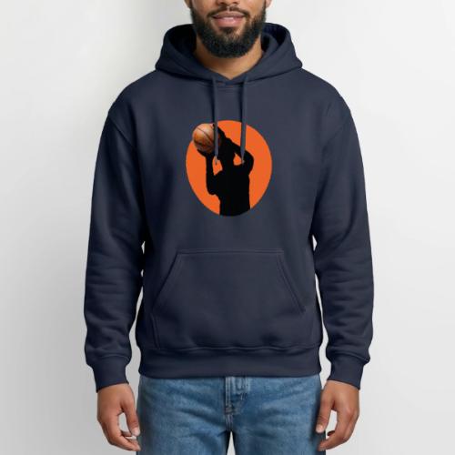 Basketball: Focused Precision - Gildan Heavy Blend Adult Hoodie