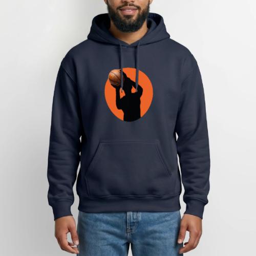 Basketball: Focused Precision - Heavyweight Unisex Hoodie by Gildan