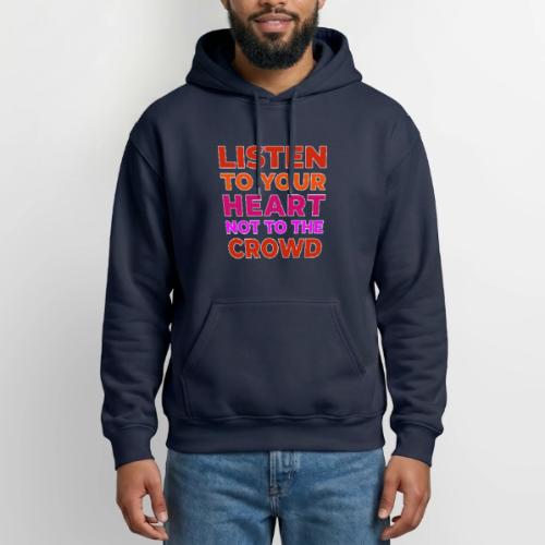 Heart Over Hype - Gildan Heavy Blend Adult Hoodie