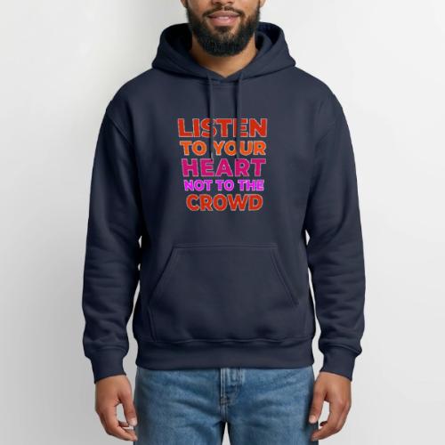 Heart Over Hype - Heavyweight Unisex Hoodie by Gildan