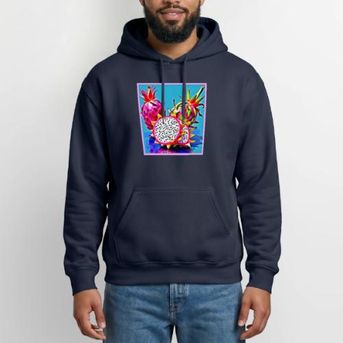 Exotic Dragon Fruit Art - Heavyweight Unisex Hoodie by Gildan