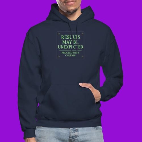 Results May Be Unexpected - Neon Green - Gildan Heavy Blend Adult Hoodie