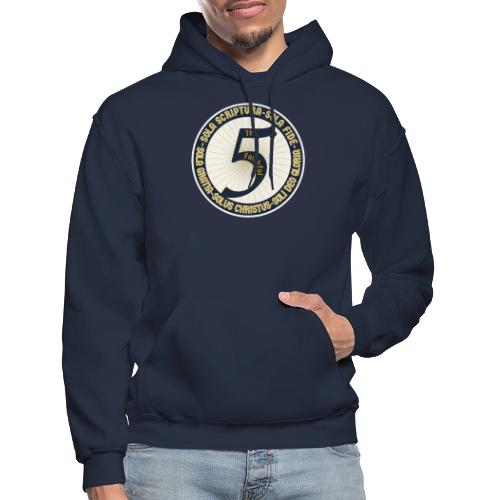 The Faithful Five - Five Sola's of the Reformation - Gildan Heavy Blend Adult Hoodie