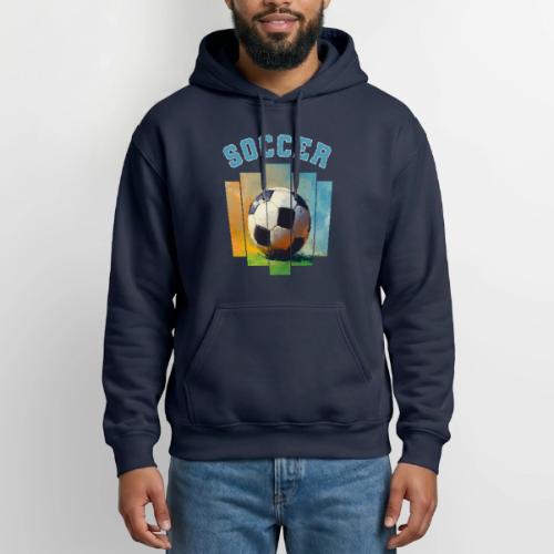 Soccer Ball Vibes - Heavyweight Unisex Hoodie by Gildan