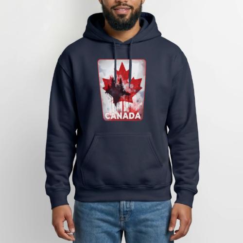 Canada's Maple Leaf Pride - Heavyweight Unisex Hoodie by Gildan