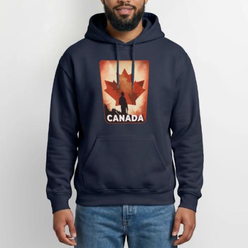 Canada Stands Tall - Heavyweight Unisex Hoodie by Gildan
