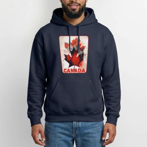 Canada Inked Leaf - Gildan Heavy Blend Adult Hoodie