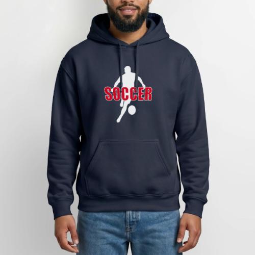 Power Kick Soccer - Heavyweight Unisex Hoodie by Gildan