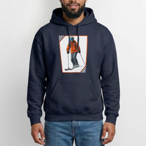 Skiing Thrill Ride - Gildan Heavy Blend Adult Hoodie