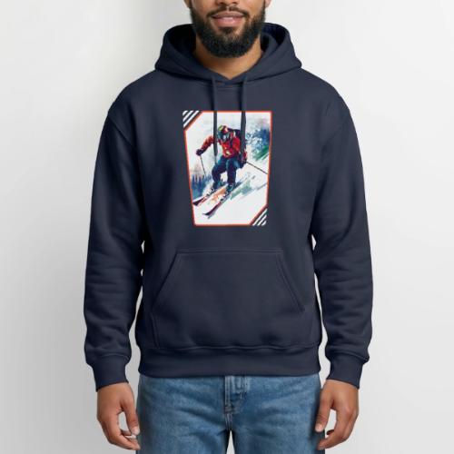 Skiing is Life - Gildan Heavy Blend Adult Hoodie