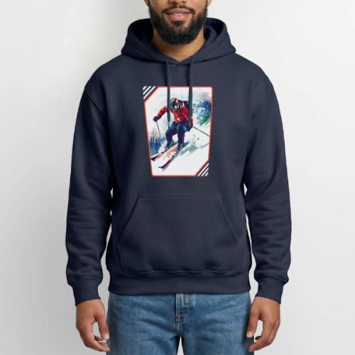 Skiing is Life - Heavyweight Unisex Hoodie by Gildan