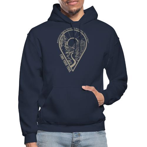 Find Your Trail Location Pin: National Trails Day - Gildan Heavy Blend Adult Hoodie