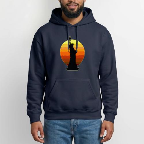 USA: Golden Horizon Liberty - Gildan Heavy Blend Adult Hoodie