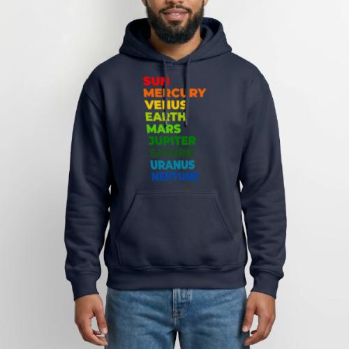 Color the solar system - Heavyweight Unisex Hoodie by Gildan