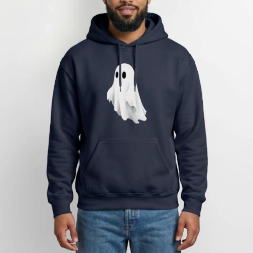 Cute Ghost Cartoon Design - Heavyweight Unisex Hoodie by Gildan