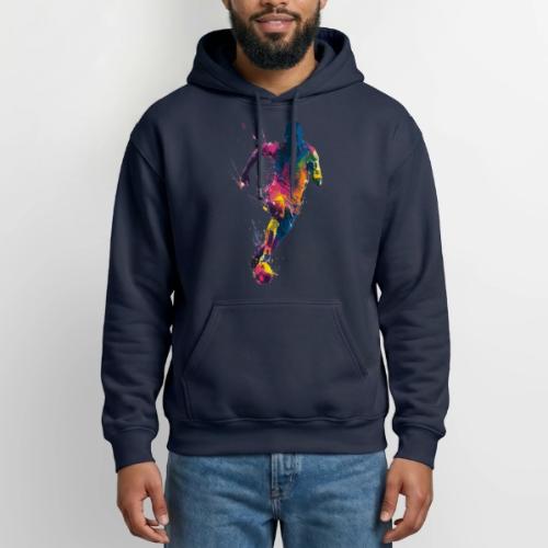 Soccer: Kick of Colors - Gildan Heavy Blend Adult Hoodie