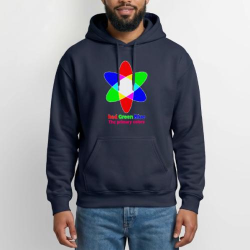 Primary colors: RGB Origins - Gildan Heavy Blend Adult Hoodie