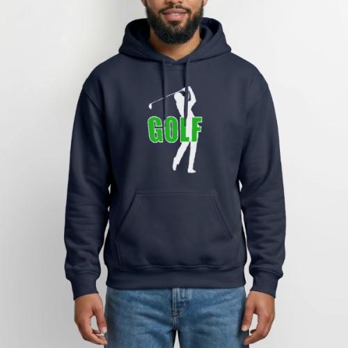 Golf: Classic Golf Motion - Gildan Heavy Blend Adult Hoodie