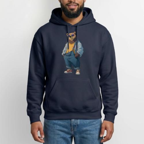 Fashion Streetwear Bear Cartoon Art - Gildan Heavy Blend Adult Hoodie