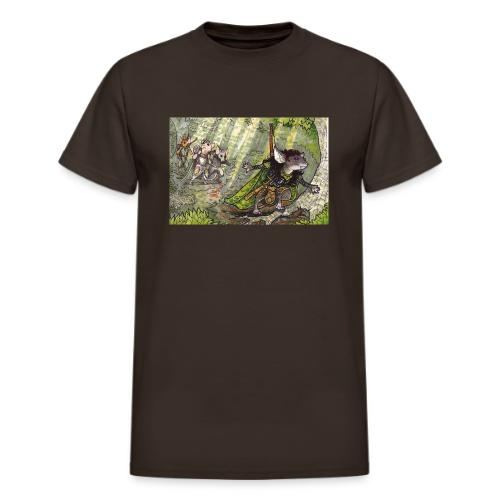 Forest Quest: Mouse Ranger Adventurers - Heavyweight Unisex T-Shirt by Gildan
