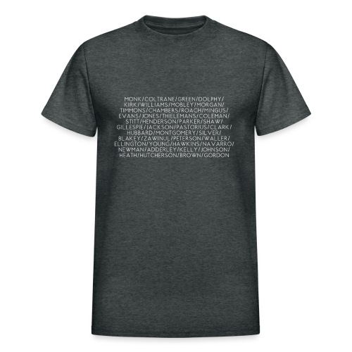 Jazz Greats 1 TShirt (White Lettering) - Gildan Ultra Cotton Adult T-Shirt