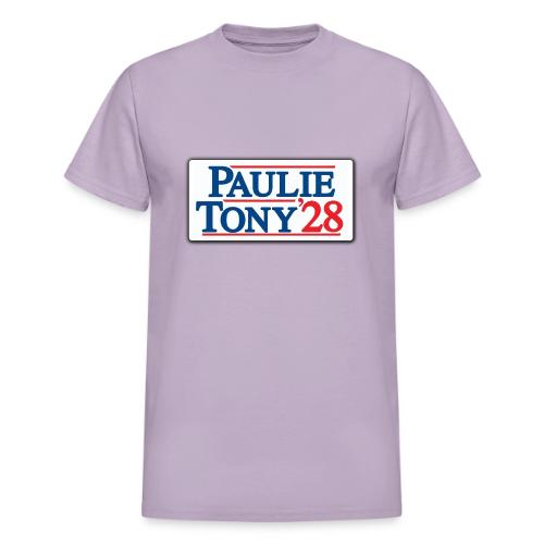 Paulie and Tony for Co-President 2028 - Heavyweight Unisex T-Shirt by Gildan