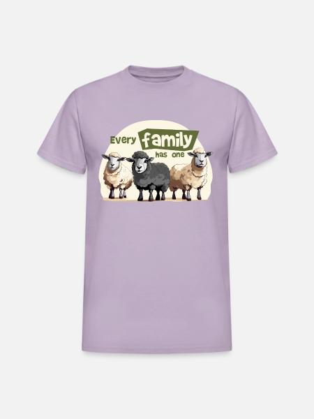 Every family has one. - Heavyweight Unisex T-Shirt by Gildan - orchid