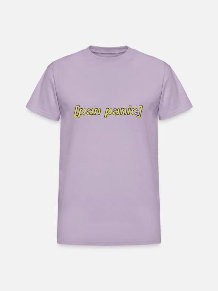 Pan Panic Subtitles - Heavyweight Unisex T-Shirt by Gildan - orchid