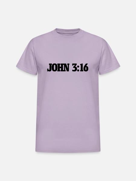 John 3:16 - Heavyweight Unisex T-Shirt by Gildan - orchid