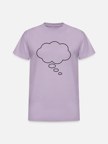 Thought bubble - Heavyweight Unisex T-Shirt by Gildan - orchid