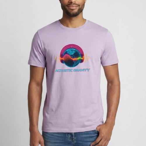 Earth's Headphones - Heavyweight Unisex T-Shirt by Gildan