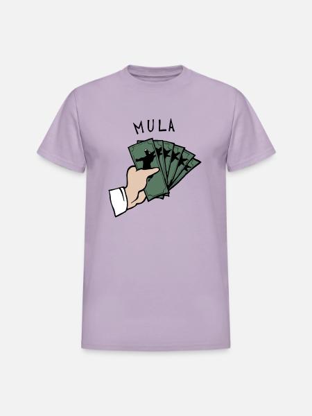 Mule Mula - Heavyweight Unisex T-Shirt by Gildan - orchid