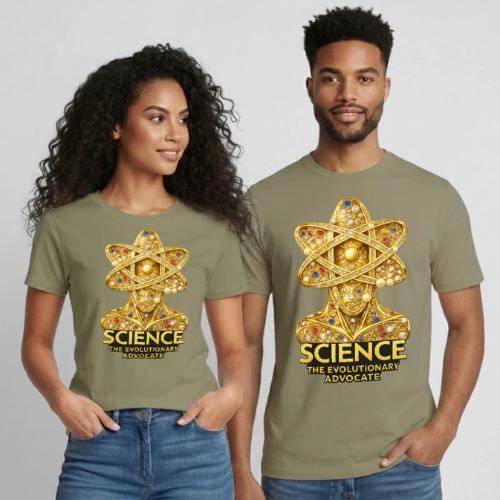Science the Evolutionary Advocate - Heavyweight Unisex T-Shirt by Gildan
