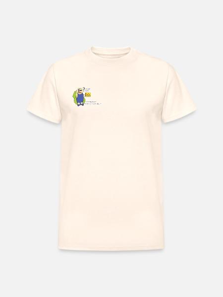 Help or Content? - Heavyweight Unisex T-Shirt by Gildan - natural