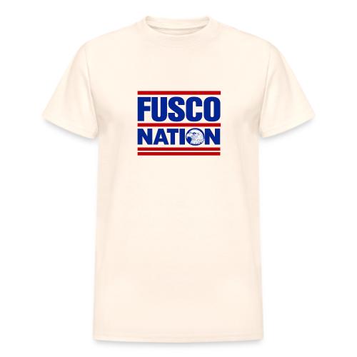 Fusco Nation with Eagle (250th Show Commemorative) - Heavyweight Unisex T-Shirt by Gildan