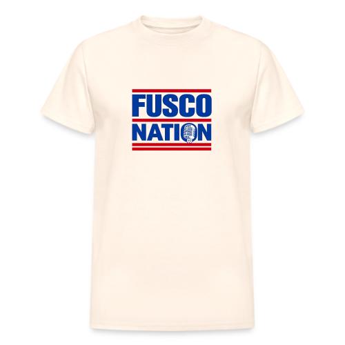 Fusco Nation with Mic (250th Show Commemorative) - Heavyweight Unisex T-Shirt by Gildan