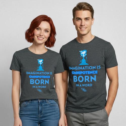 Imagination Is Omnipotence - Heavyweight Unisex T-Shirt by Gildan