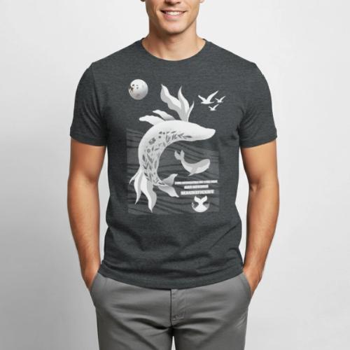 The Wonders Of The Sea - Heavyweight Unisex T-Shirt by Gildan