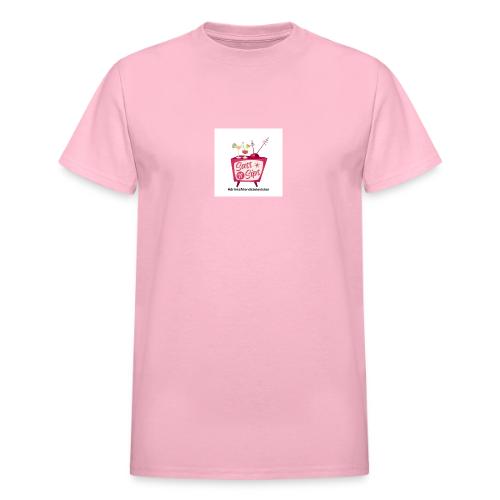 sassnsips com drinksfriendstelevision - Heavyweight Unisex T-Shirt by Gildan