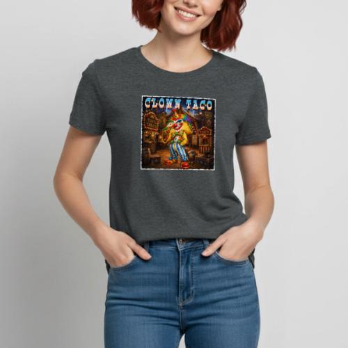 The Clown Taco Circus Humor Character - Heavyweight Unisex T-Shirt by Gildan