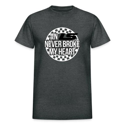 AN LS NEVER BROKE MY HEART - Heavyweight Unisex T-Shirt by Gildan