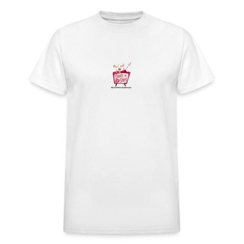 sassnsips com drinksfriendstelevision - Heavyweight Unisex T-Shirt by Gildan
