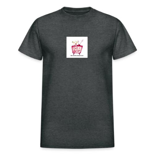 sassnsips com drinksfriendstelevision - Heavyweight Unisex T-Shirt by Gildan