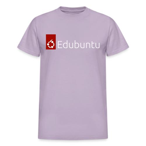 Edubuntu Logo 2023 - White - Heavyweight Unisex T-Shirt by Gildan